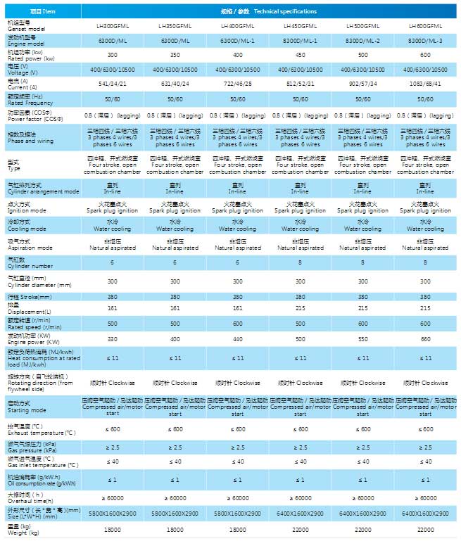 300係列蘭炭氣發（fā）電機組