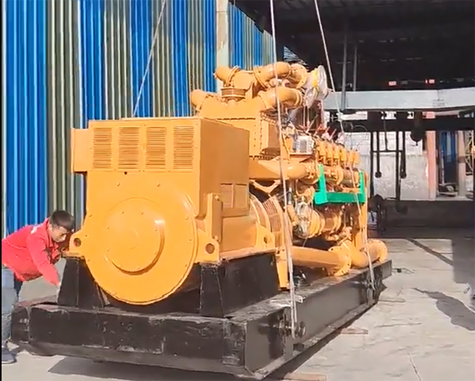 祝賀山（shān）東香蕉草莓丝瓜向日葵视频189台600KW瓦斯發電機組銷（xiāo）往貴州