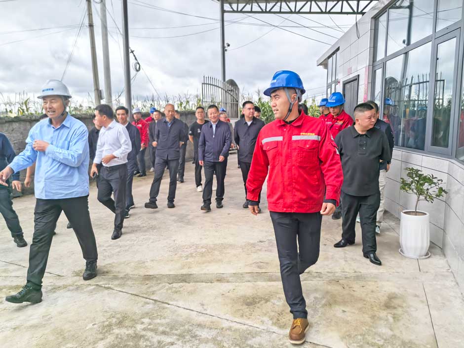 雲南省(shěng)市領導(dǎo)視察香蕉草莓丝瓜向日葵视频18旗下大海子瓦斯發電電站